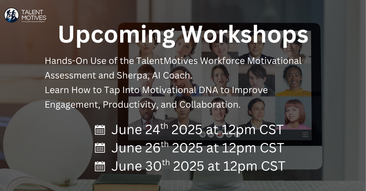 TalentMotives Upcoming Workshops